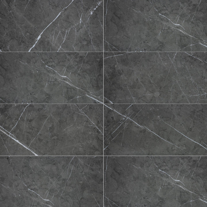 The Tile Life Pent House Charming Amber 12-in x 24-in Polished Porcelain Marble look Floor and Wall Tile product image