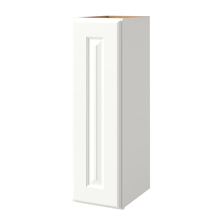allen + roth Tilson 9-in W x 36.125-in H x 12-in D Linen Wall Fully Assembled Cabinet (Raised Panel Square Door Style)