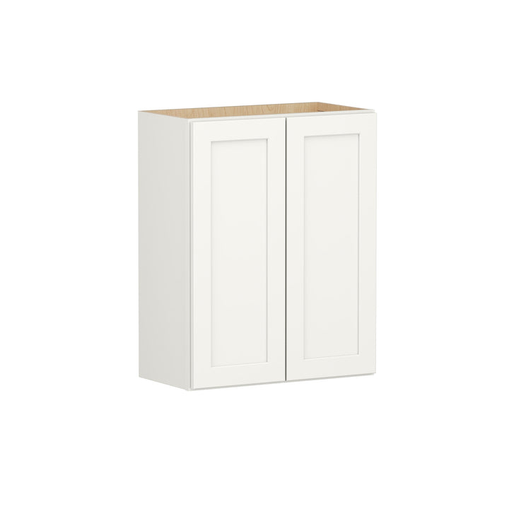 Shenandoah PRO Express Breckenridge 24-in W x 30.125-in H x 12-in D Linen Full Overlay Wall Fully Assembled Plywood Cabinet (Recessed Panel Shaker Door Style)