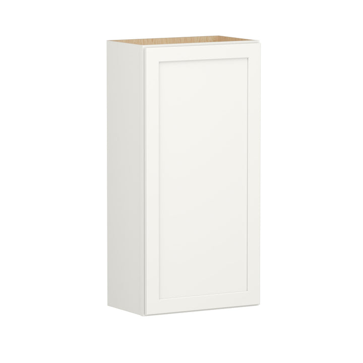 Shenandoah PRO Express Breckenridge 21-in W x 42.125-in H x 12-in D Linen Full Overlay Wall Fully Assembled Plywood Cabinet (Recessed Panel Shaker Door Style)