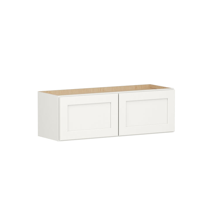 Shenandoah PRO Express Breckenridge 36-in W x 12.125-in H x 12-in D Linen Full Overlay Wall Fully Assembled Plywood Cabinet (Recessed Panel Shaker Door Style)