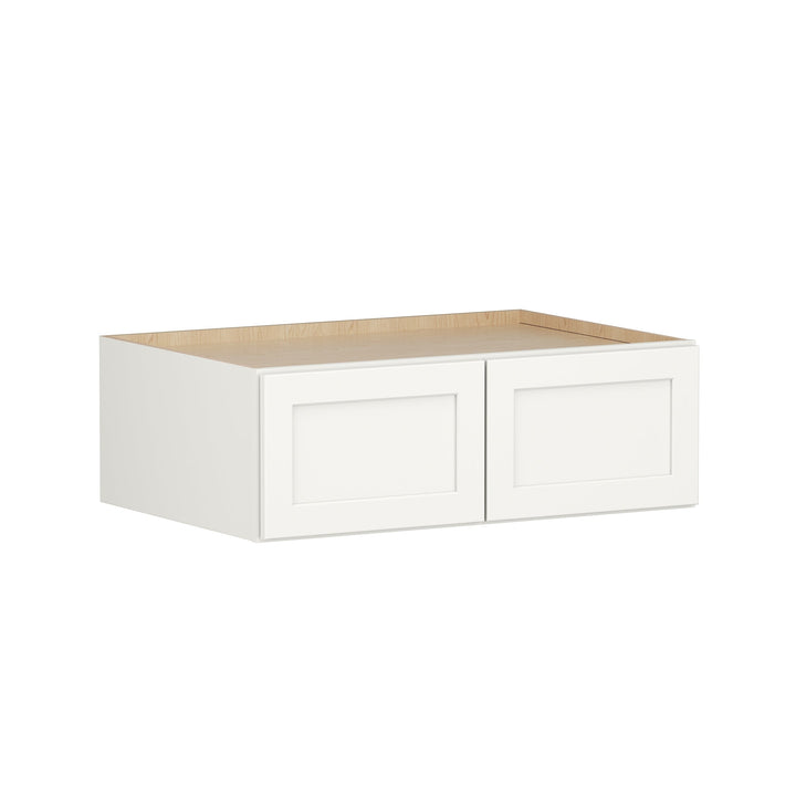 Shenandoah PRO Express Breckenridge 36-in W x 12.125-in H x 24-in D Linen Full Overlay Wall Fully Assembled Plywood Cabinet (Recessed Panel Shaker Door Style)