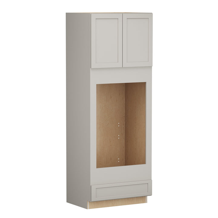 Shenandoah PRO Express Breckenridge 33-in W x 90-in H x 24-in D Stone Full Overlay 1-Drawer Double Oven Base Fully Assembled Plywood Cabinet (Recessed Panel Shaker Style)