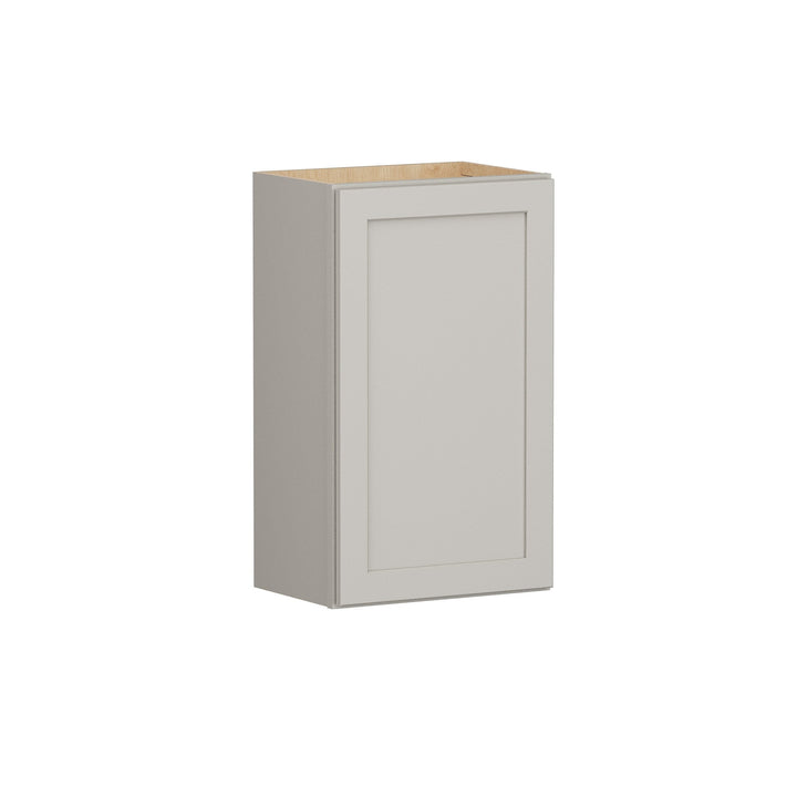 Shenandoah PRO Express Breckenridge 18-in W x 30.125-in H x 12-in D Stone Full Overlay Wall Fully Assembled Plywood Cabinet (Recessed Panel Shaker Door Style)