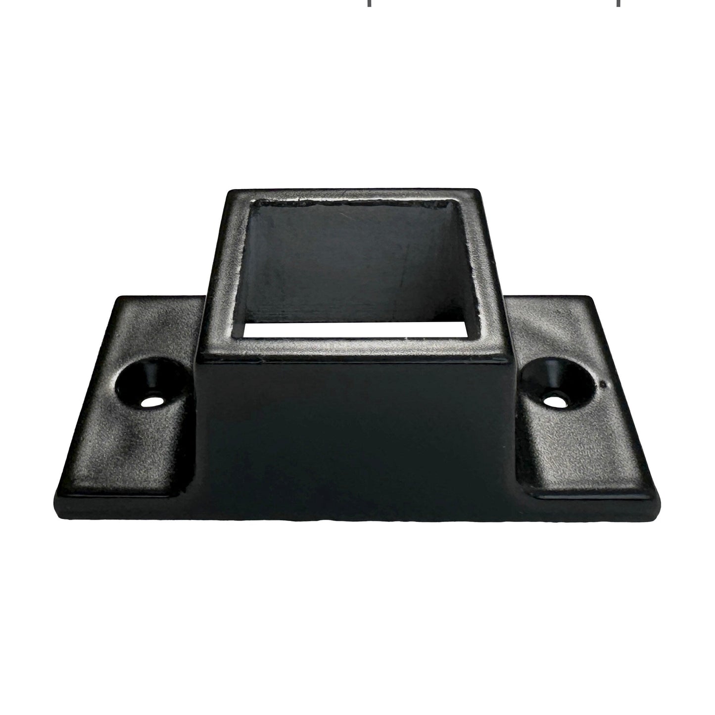 Ironcraft Accessory 2.5-in Black Metal Surface Mount For Aluminum Fence
