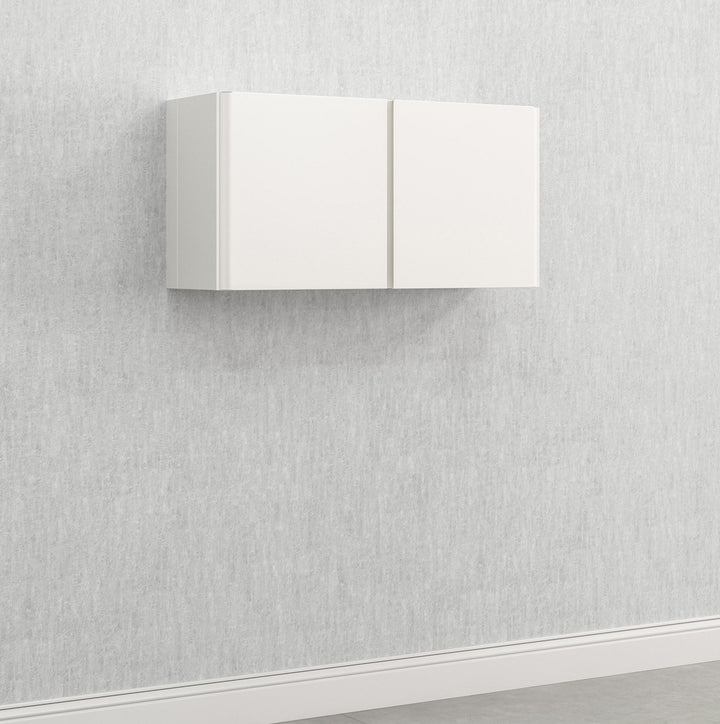 Everest 36-in W x 18-in H Steel Cloud White Wall-mount Utility Storage Cabinet