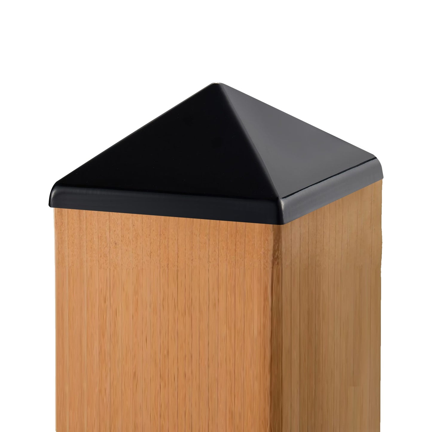 RELIABILT 4-in x 4-in Classic Black Metal Deck Post Cap