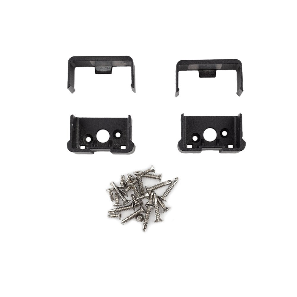 Deckorators 2.5-in x 2.4375-in Cable Railing Textured Black Aluminum Rail Bracket (2-Pack)