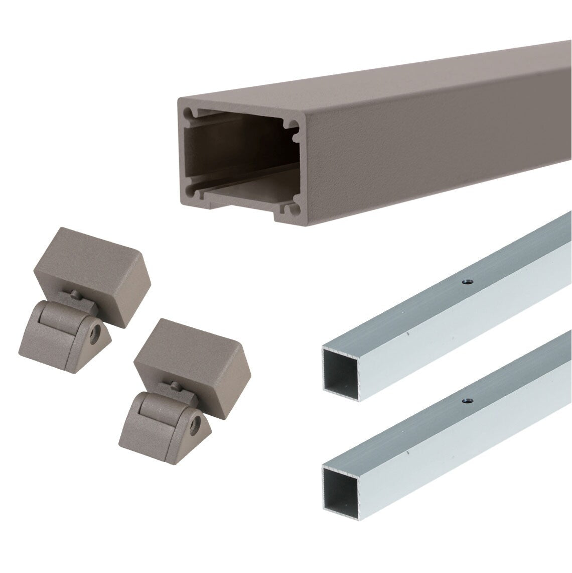 Deckorators Contemporary Cable 8-ft x 2-in Textured Bronze Aluminum Deck Stair Cable Rail Kit