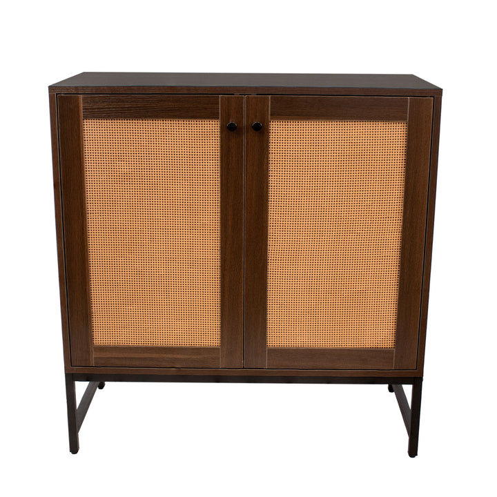Sunnydaze Decor Brown 1-Shelf Office Cabinet