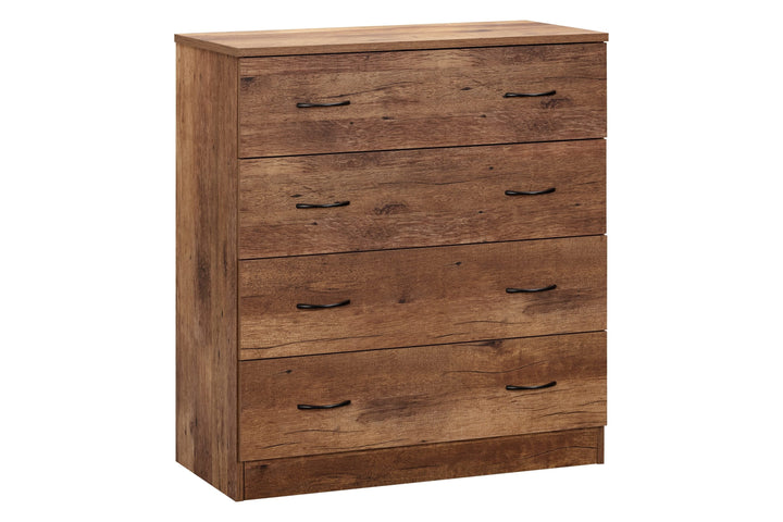 OSHOME OS Home and Office Furniture Model 6007 Four Drawer Chest in Mountain Oak