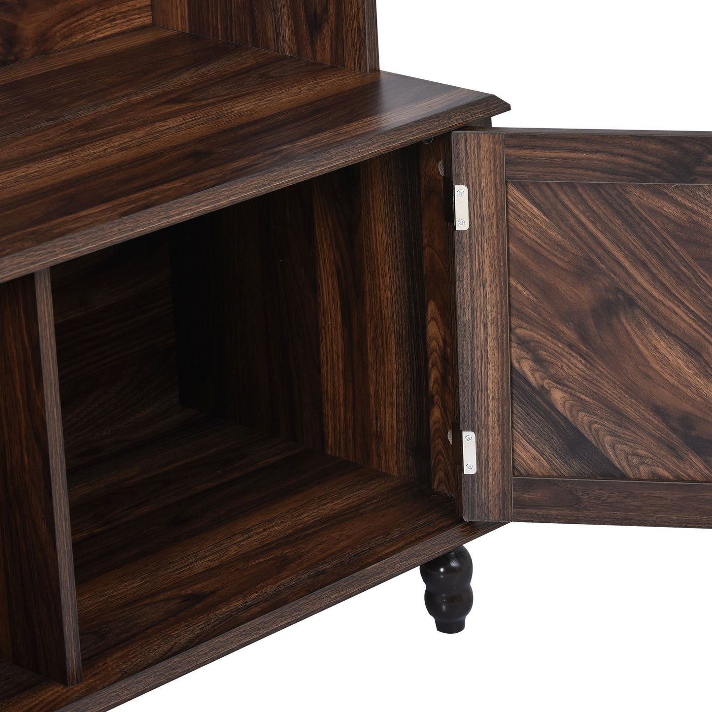 Yiekholo Casual 40.1-in Brown Wood Hall Tree