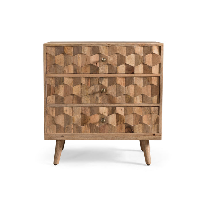 Best Selling Home Decor Brown 3-Drawer Chest