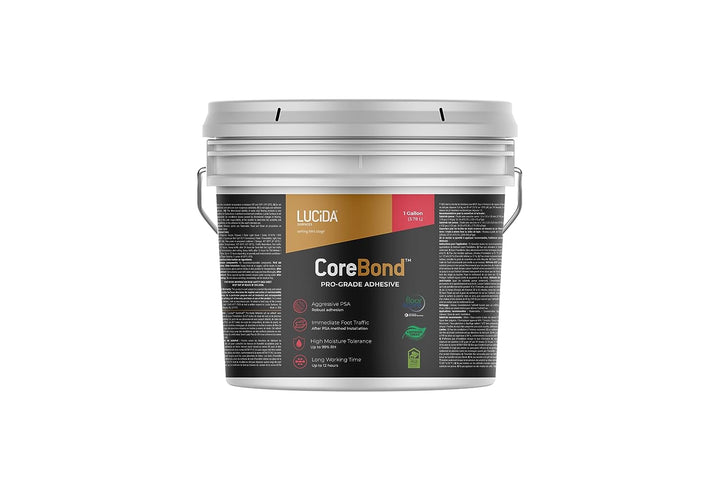 Lucida USA CoreBond 1-Gallon Vinyl Tile and Plank Flooring Adhesive