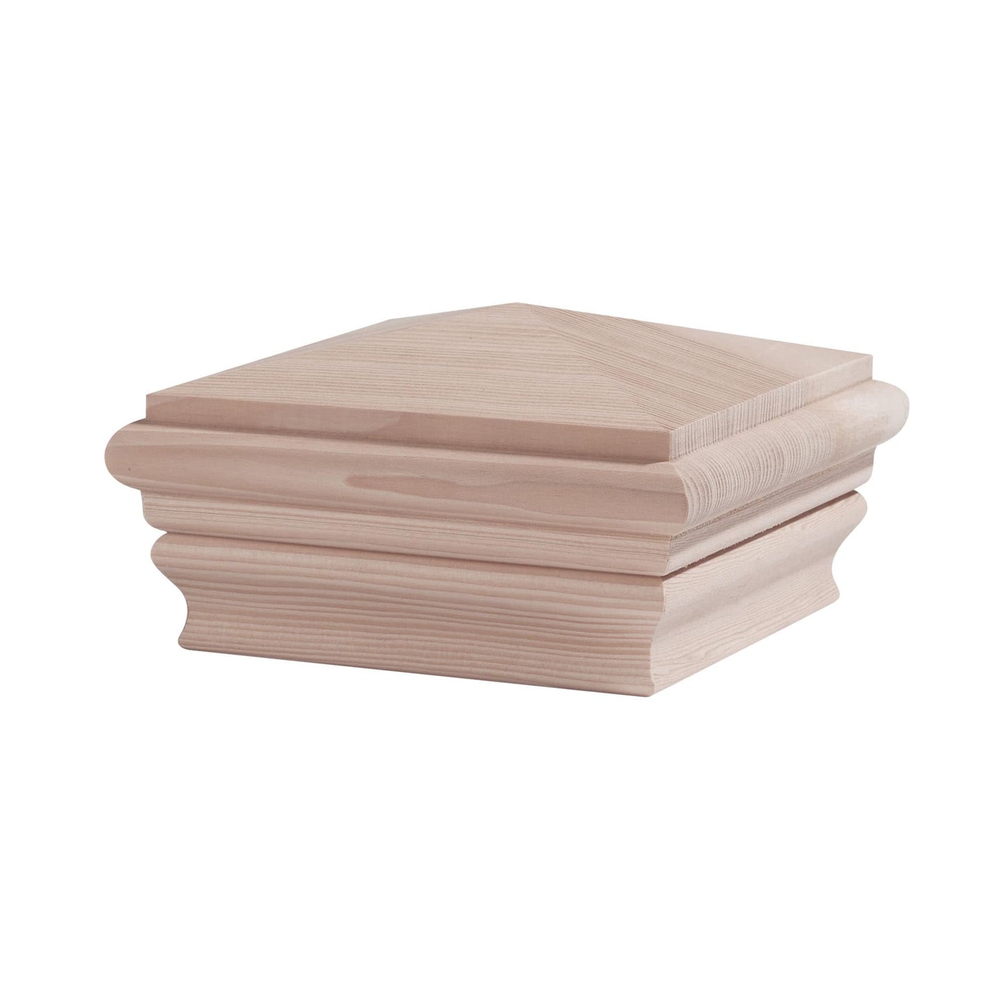 RELIABILT 4-in x 4-in Wood Redwood Deck Post Cap