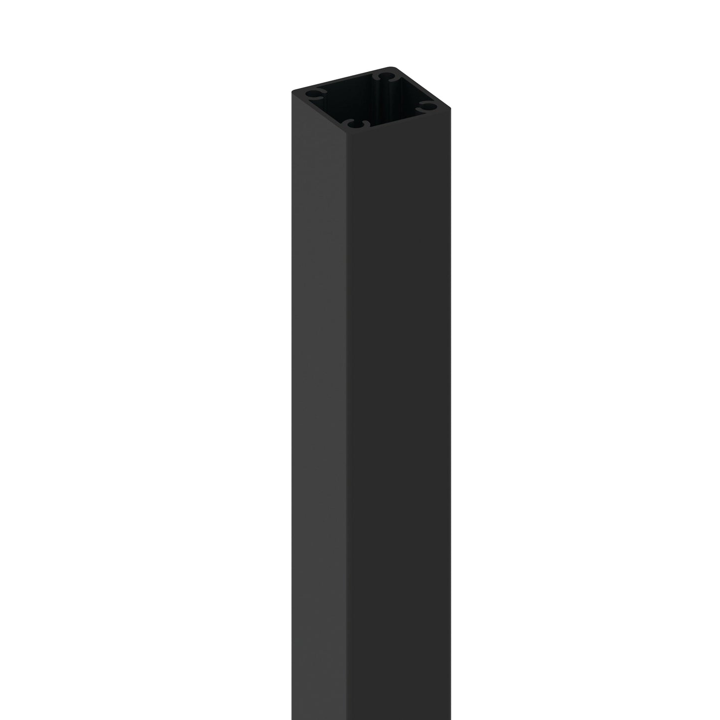 Freedom Margate Stair 2-in x 2-in x 3-ft Matte Black Aluminum Deck Post