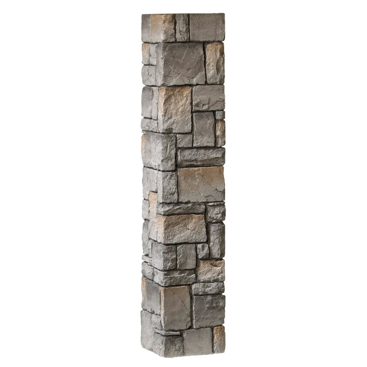 Deckorators 8.12-in x 8.12-in x 3-1/2-ft Gray Deck Post Sleeve