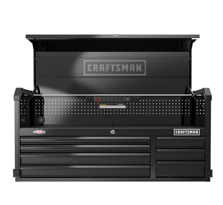 CRAFTSMAN Premium 2000 Series 7-Drawer Steel Tool Chest, Black