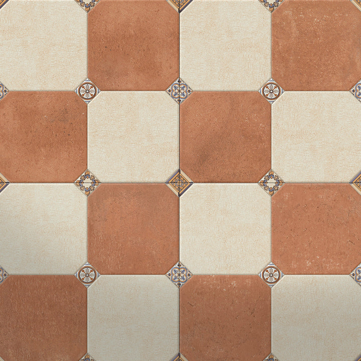 Affinity Tile Manises Decor Mix 13-in x 13-in Multi-finish Porcelain Patterned Floor and Wall Tile product image