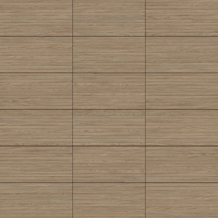 Affinity Tile Woodstrip Nogal 12-in x 24-in Matte Ceramic Wood look Wall Tile product image