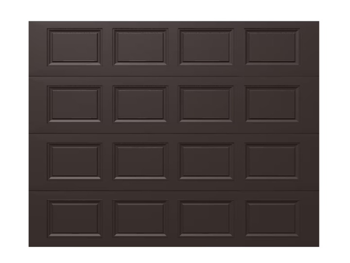 Wayne Dalton Classic Steel Model 8000 8-ft x 7-ft Brown Single Garage Door
