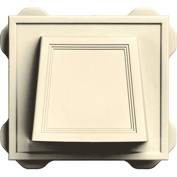 6.6875 in. x 7.375 in. Hooded Siding Vent in Heritage Cream - Super Arbor
