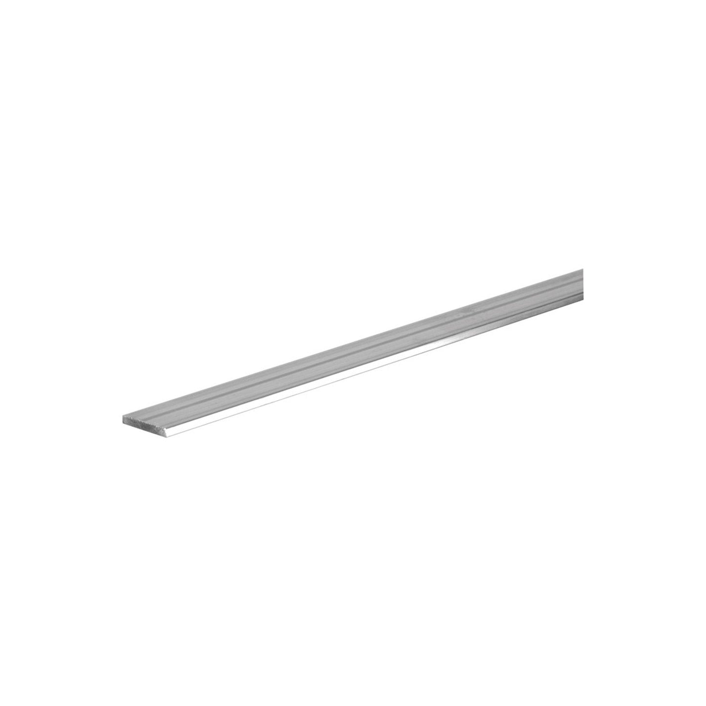 Boltmaster 0.125 in x 2 in x 4 ft Weldable Aluminum Flat Bar, Mill Finish (1-Pack)