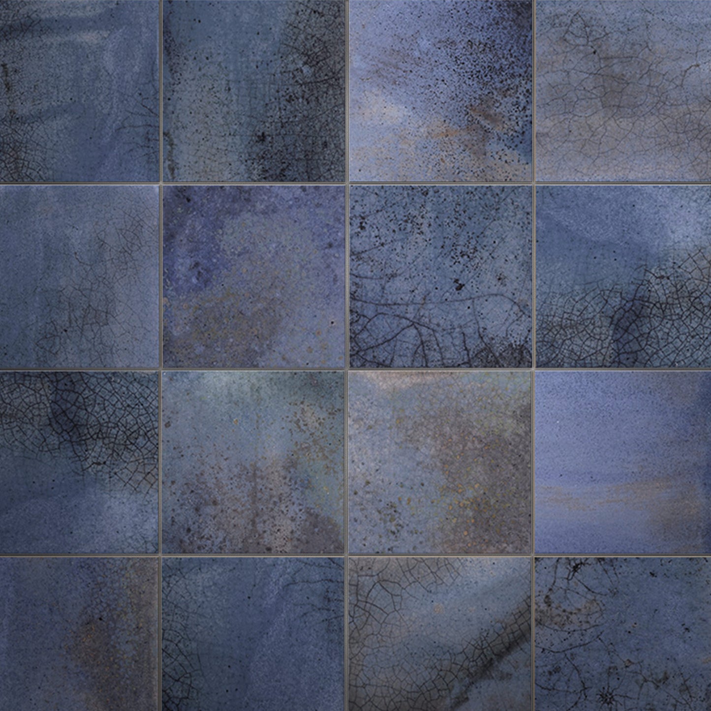 Affinity Tile Kings Sea Blue 13-in x 13-in Multi-finish Ceramic Floor and Wall Tile product image