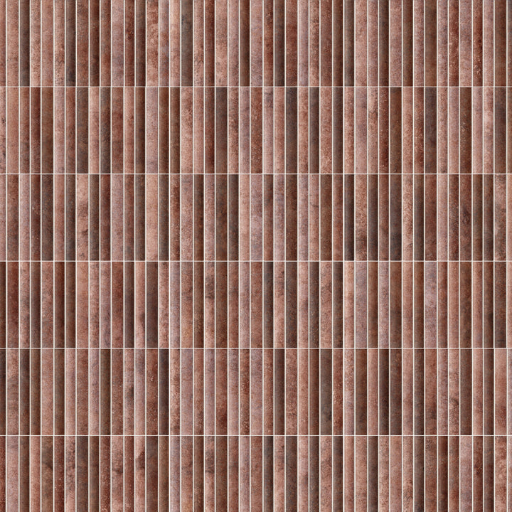 Affinity Tile Rubik Garnet 6-in x 12-in Glossy Ceramic Cement look Wall Tile product image