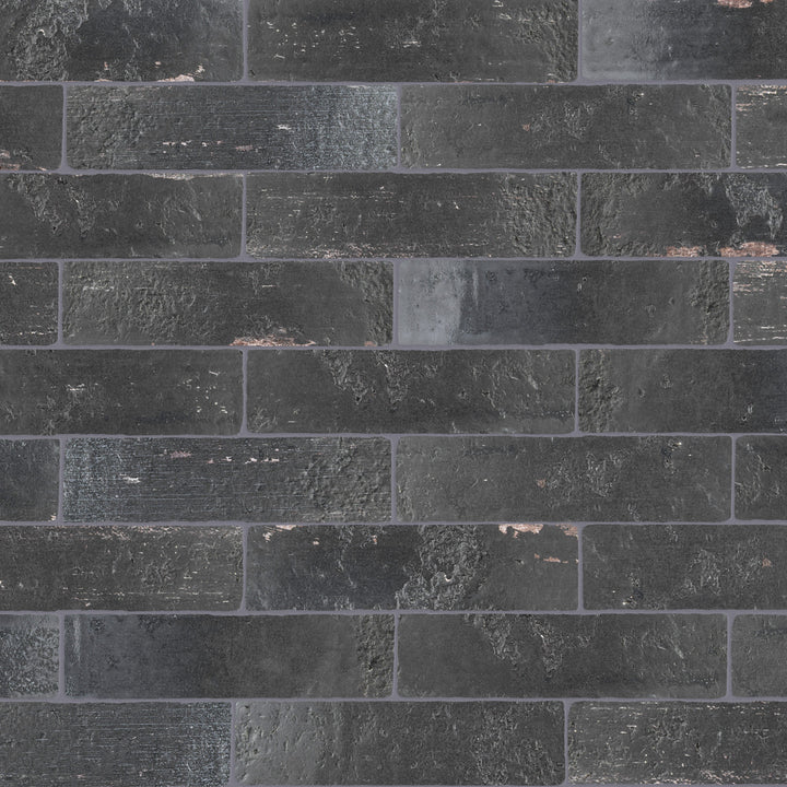 Affinity Tile Sequoia Nero 3-in x 10-in Multi-finish Ceramic Wood look Wall Tile product image