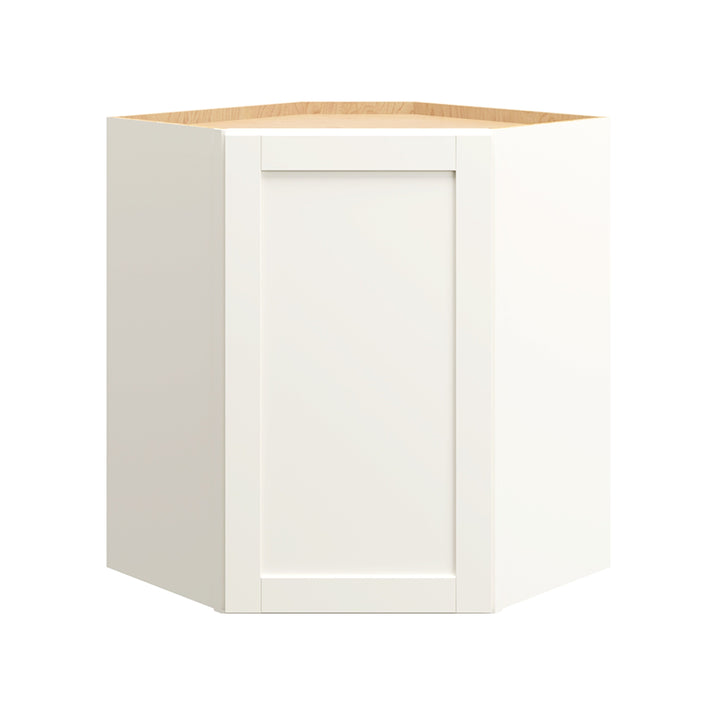 Diamond NOW Arcadia 24-in W x 30-in H x 12-in D TrueColor White Corner Wall Stock Cabinet