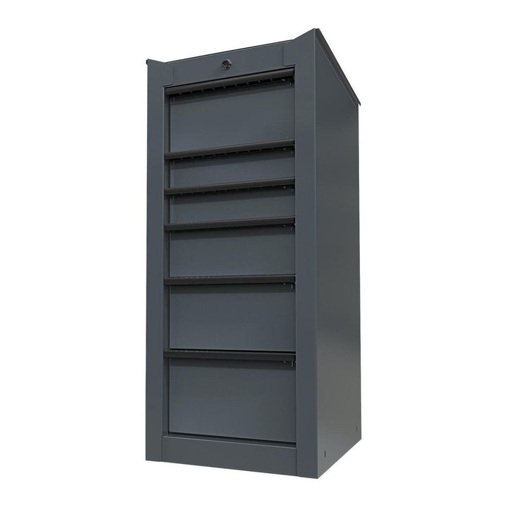 U.S. GENERAL 15 in. End Cabinet, Series 3, Slate Gray