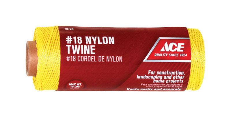 Ace #18 Nylon Twine, 525 ft, Gold