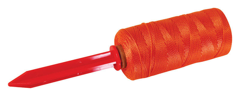 Ace #18 x 1050 ft Orange Twisted Nylon Mason Line with Dispenser