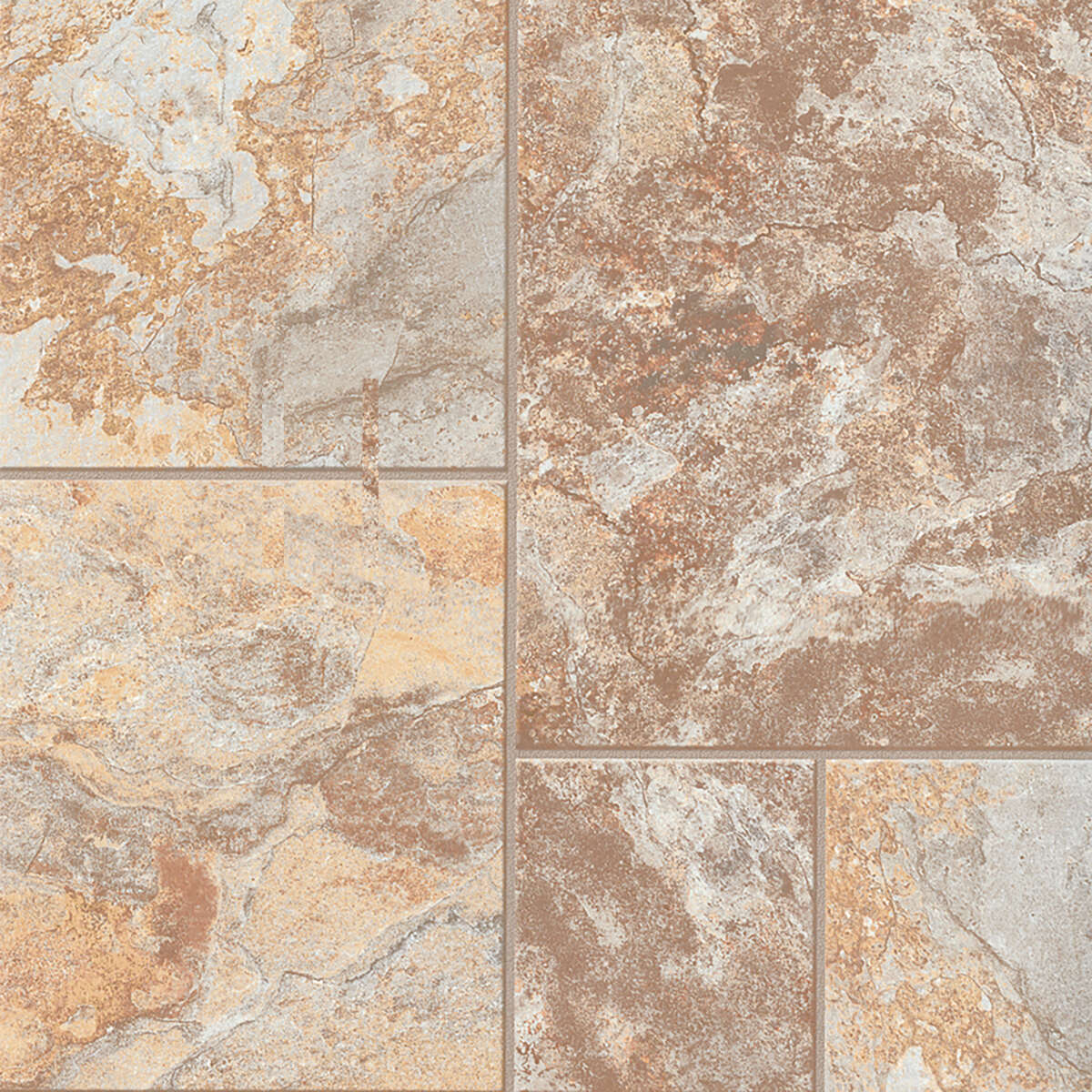 Congoleum AirStep Evolution Terrace Desert Sunset Sheet Vinyl Sample (Cut-to-Length)