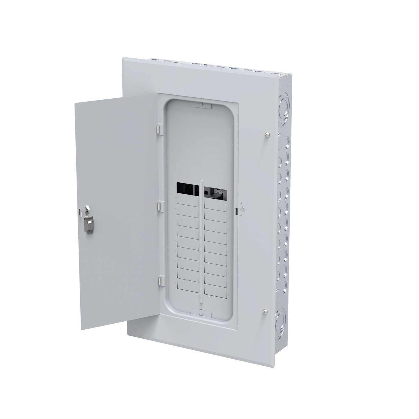 ABB ReliaHome P-Series 200-Amp 20-space load center - installed context