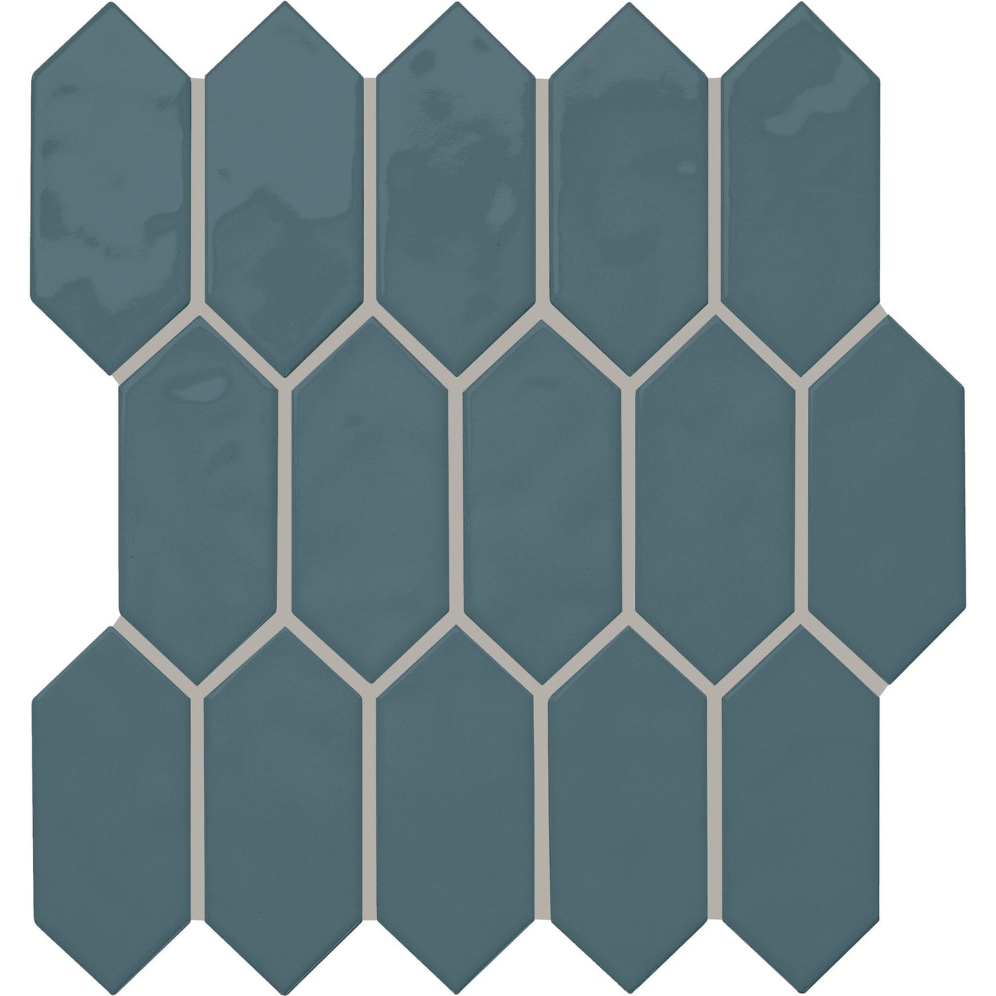 Daltile Mythology Aura 11-in x 12-in Glossy Ceramic Handcrafted look Mosaic Wall Tile product image