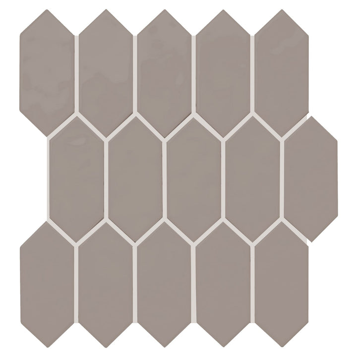 Daltile Mythology Harmonia 11-in x 12-in Glossy Ceramic Handcrafted look Mosaic Wall Tile product image