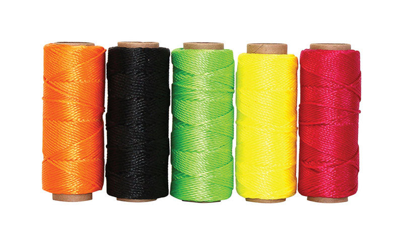 Ace #18 Mason Twine, Assorted Colors – 160 ft (5-Pack)