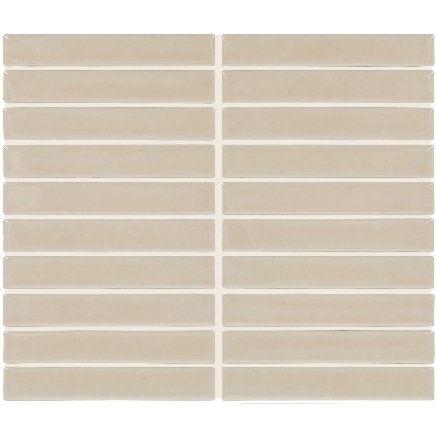 Daltile Artcrafted Dune 10-in x 12-in Glossy Ceramic Handcrafted look Mosaic Wall Tile product image