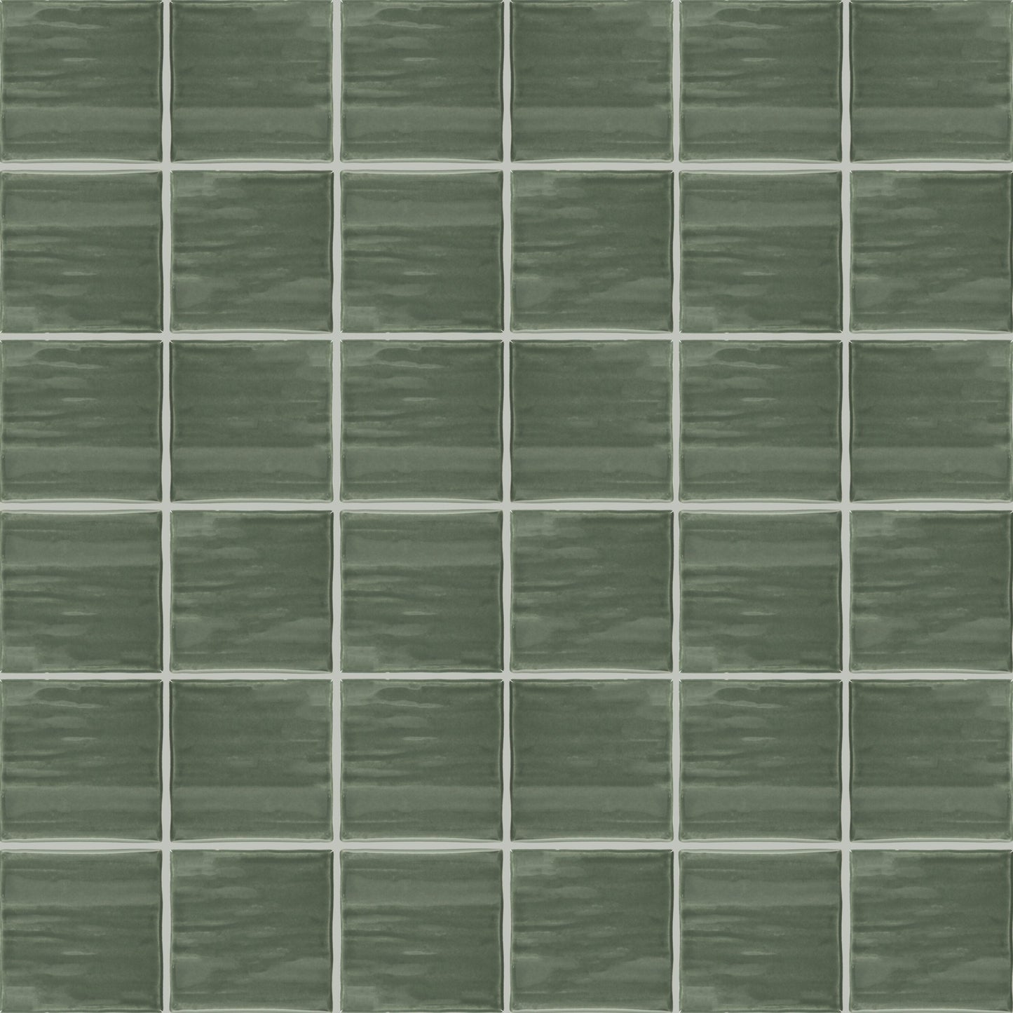 Daltile Artcrafted Aloe 4-in x 4-in Glossy Ceramic Handcrafted look Wall Tile product image