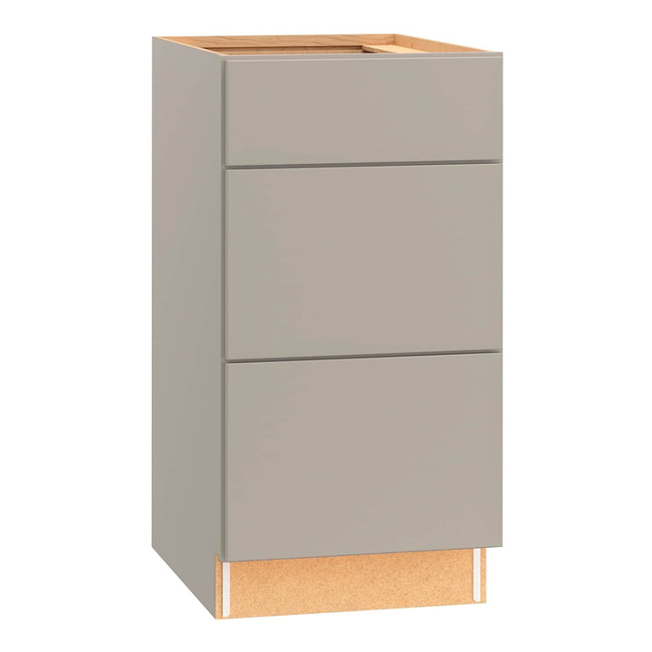 Diamond NOW Wintucket 18-in W x 35-in H x 23.75-in D TrueColor Cloud Gray 3-Drawer Base Cabinet, Fully Assembled