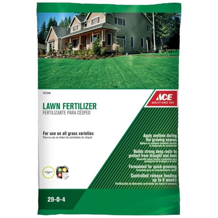 Ace All-Purpose Lawn Fertilizer for All Grasses, 5,000 sq ft Coverage