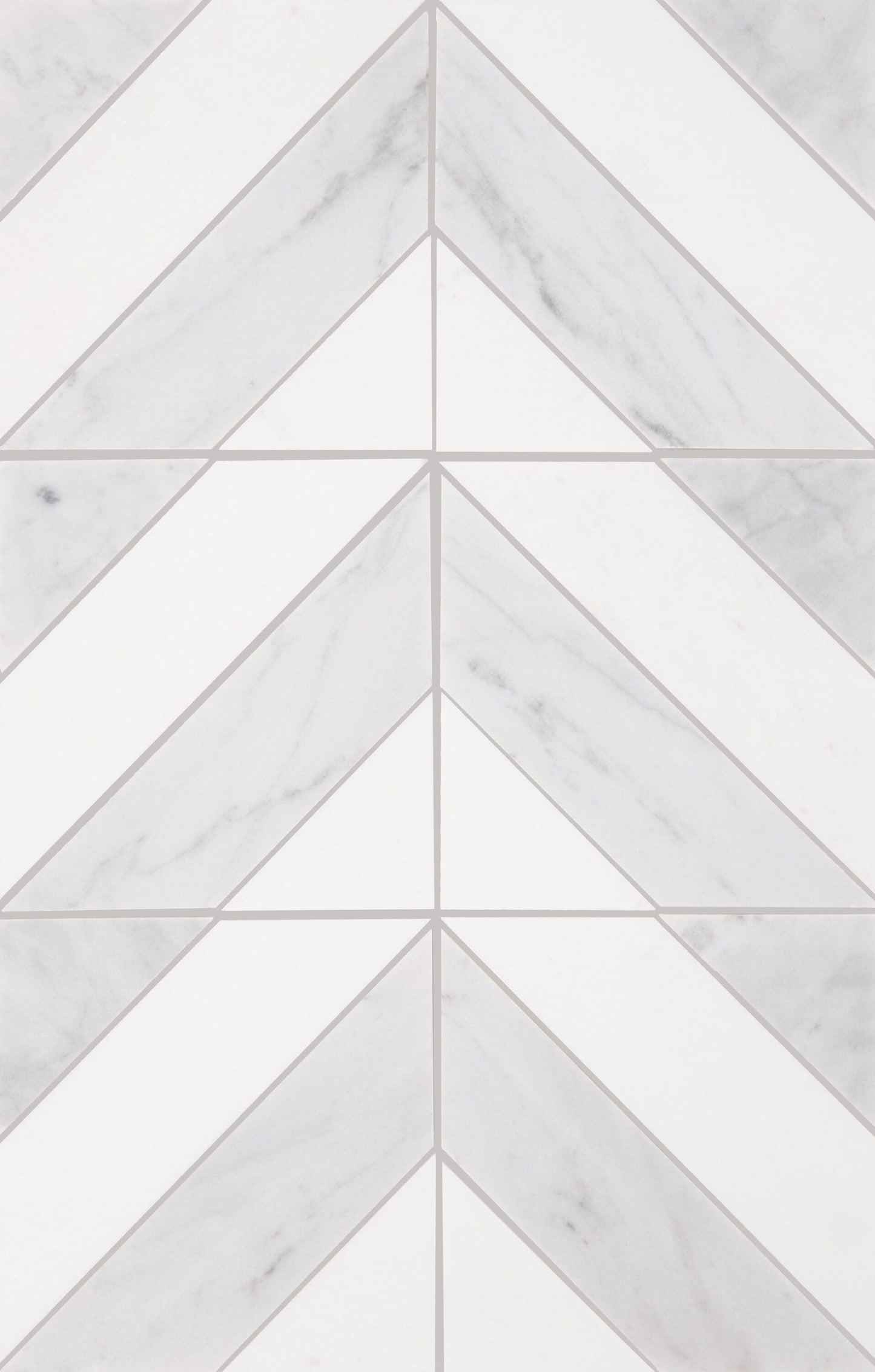 Daltile Perfit Mosaix Saran White and Thassos 11-in x 19-in Honed Natural stone Mixed Marble look Mosaic Wall Tile product image