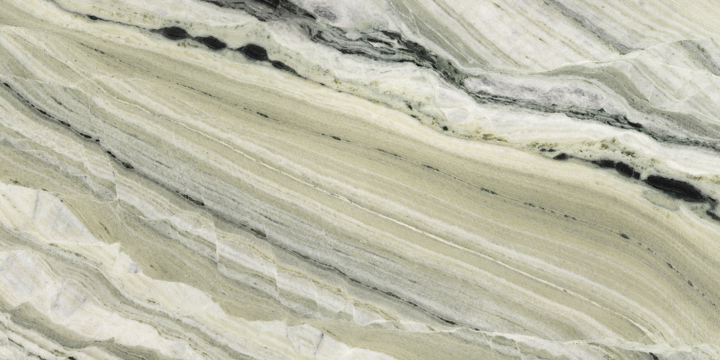 Satori Verde Foresta 24-in x 48-in Honed Porcelain Marble look Floor and Wall Tile product image