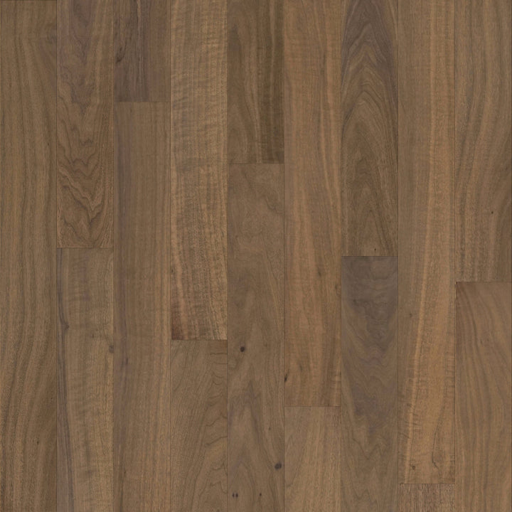 allen + roth Walnut Marseilla hardwood flooring — primary plank view