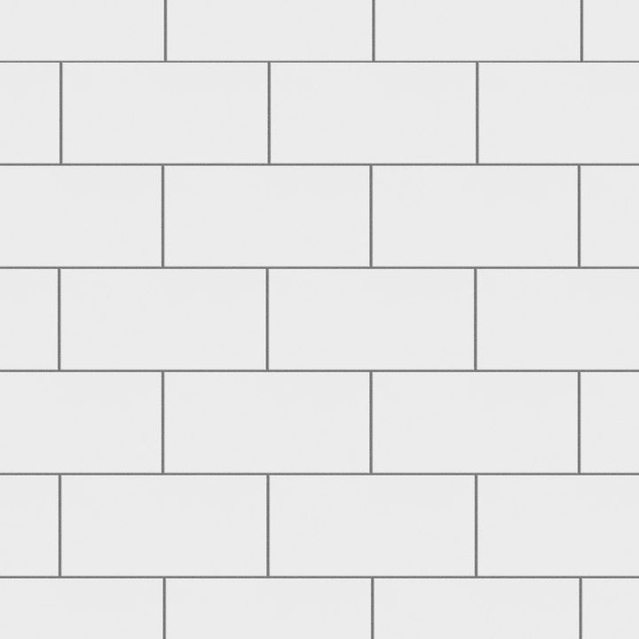 Merola Tile Crown Heights 3 in. x 6 in. Ceramic Matte White Wall Tile (6.03 sq. ft. / Case)