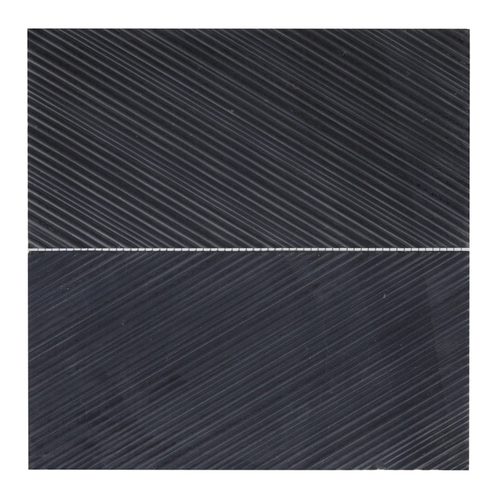 Daltile Pietra Divina Nero Marquina 12-in x 12-in Honed Natural stone Marble Marble look Mosaic Floor and Wall Tile product image