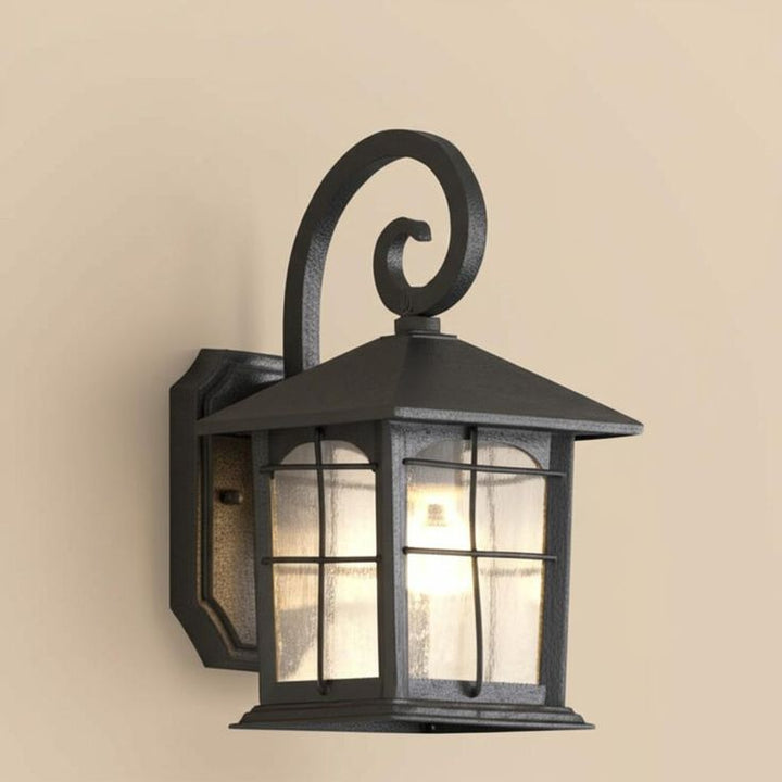 Home Decorators Collection Brimfield Aged Iron Outdoor Wall Lantern