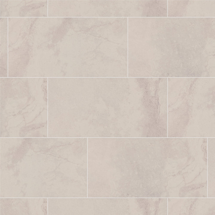 Daltile Archaia Relic White 12-in x 24-in Matte Porcelain Floor and Wall Tile product image